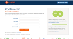 Desktop Screenshot of cryotank.com